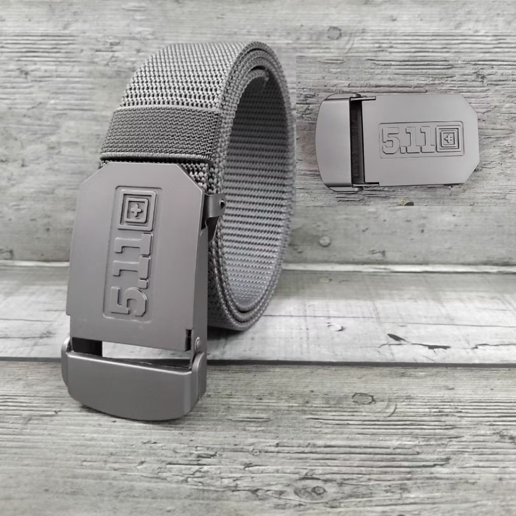 ikat pinggang kanvas pria/gesper jepit kanvas