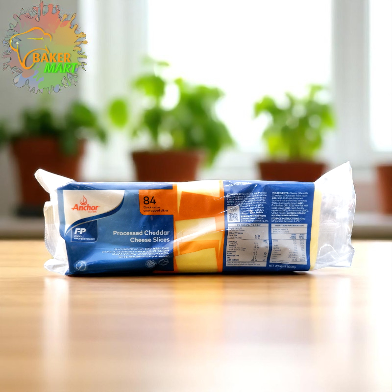 

Anchor Keju Lembaran / Cheese Melt Slice Orange 84 Slice 1040 Gram