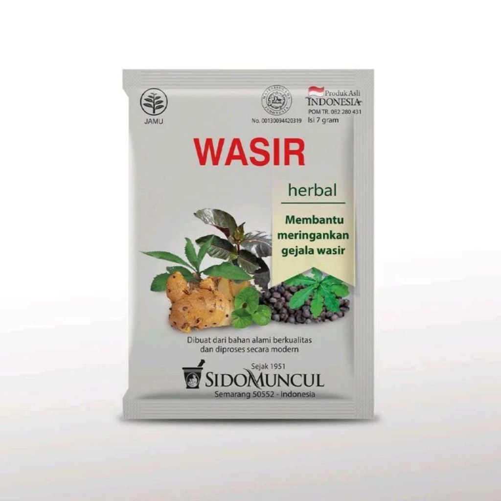 

wasir ambeyen 10 sachet jamu sidomuncul