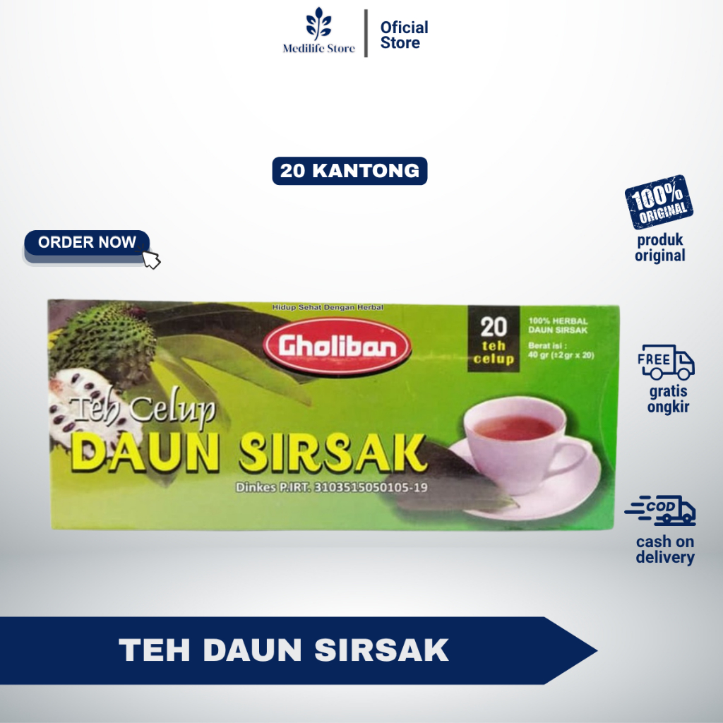 

Teh Daun Sirsak Gholiban