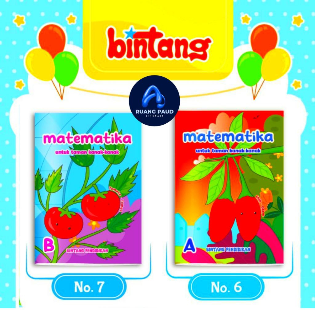 BUKU TK PAUD|BUKU BERHITUNG MATEMATIKA TK PAUD