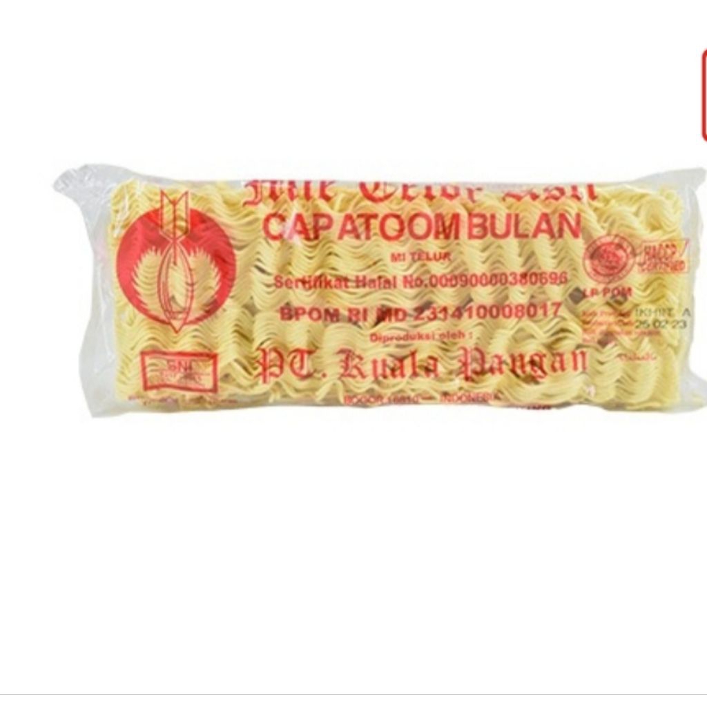 

atom bulan mie telor 200 gram
