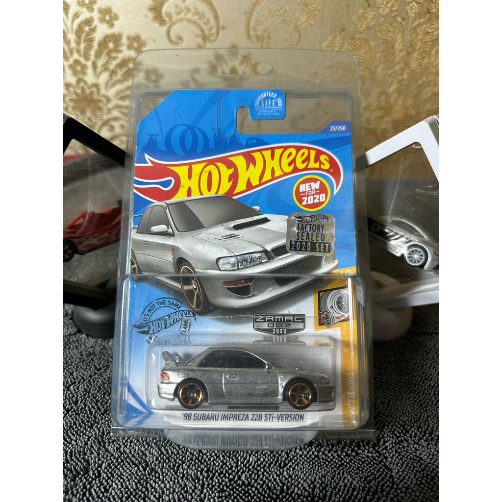 Hot Wheels Reguler Factory Sealed Zamac Subaru Impreza 22B Sti Version