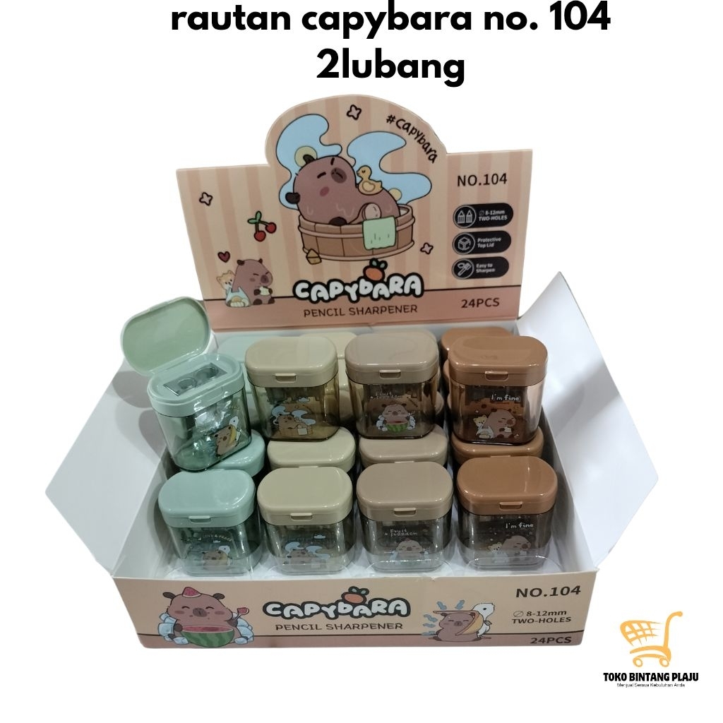

RAUTAN CAPYBARA NO. 104 2LUBANG