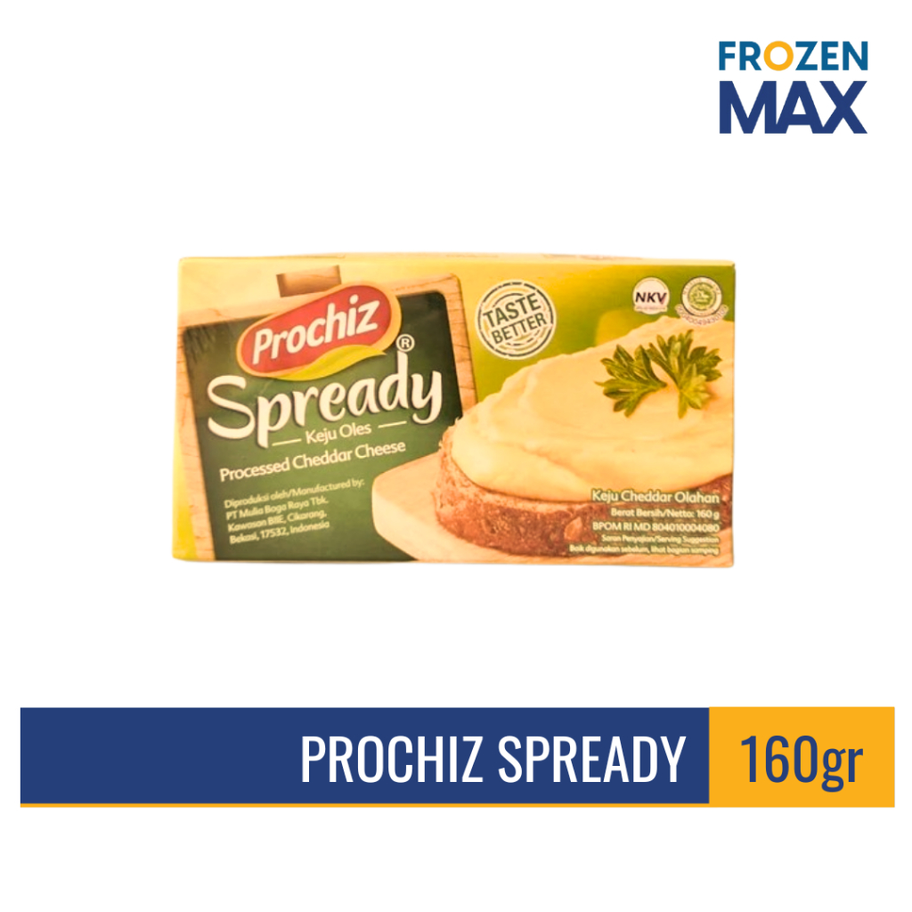 

Prochiz Spready 160gr | Prochiz Keju Oles | Prochiz Cheddar Oles