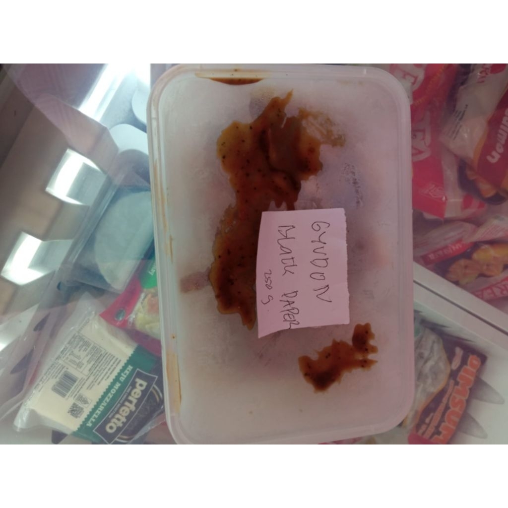 

slice gyudon 250g marinasi