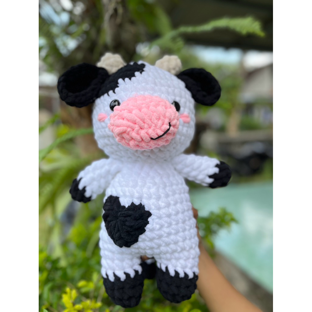 Amigurumi Boneka Rajut Cow/SAPI JUMBO