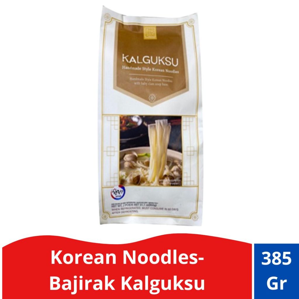 

Korean Noodles - Bajirak Kalguksu - Mie Kuah Jirak (kerang) - 385gr