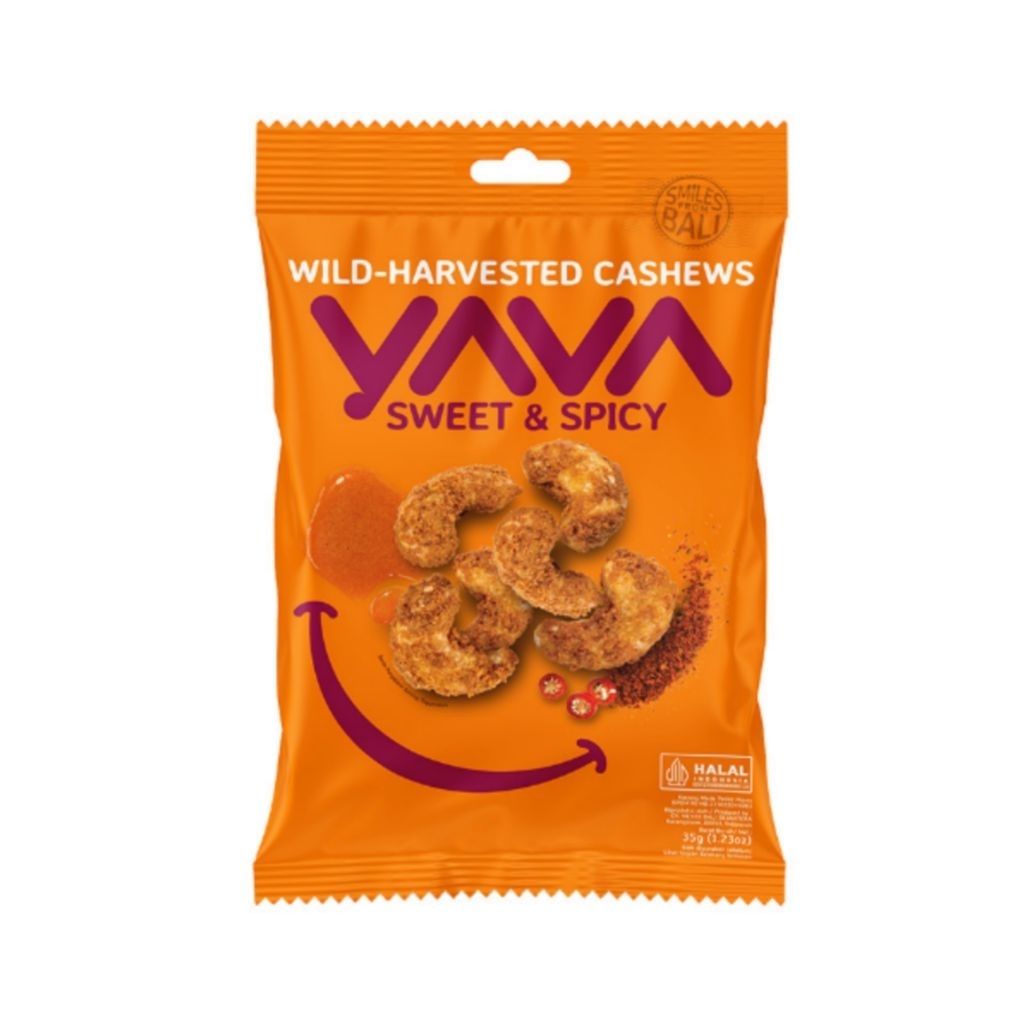 

Yava Kacang Mede Wild Harvest Sweet & Spicy 35 g