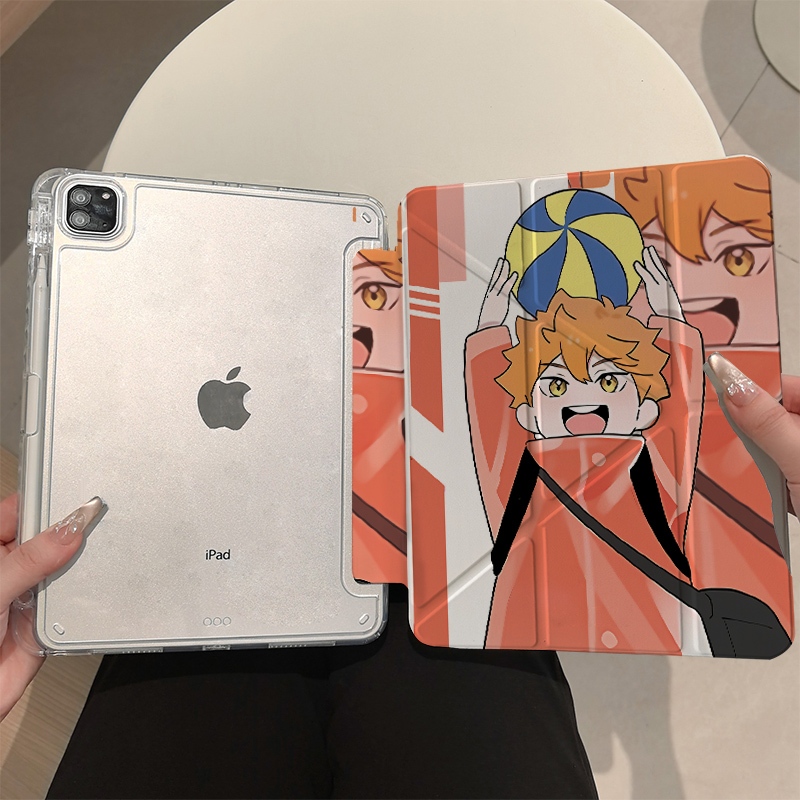 Haikyu  Lipat 3+Y Bentuk Y, Kualitas Terbaik Sarung iPad, Cocok untuk Air1 2 Gen 5 6 9.7 inci,  11th