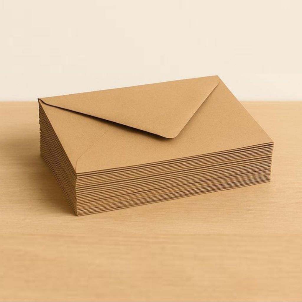 

(ISI 100)Amplop kecil A8(6x8 cm) warna coklat Kraf ukuran A8, amplop kecil, Amplop kondangan, amplop weding
