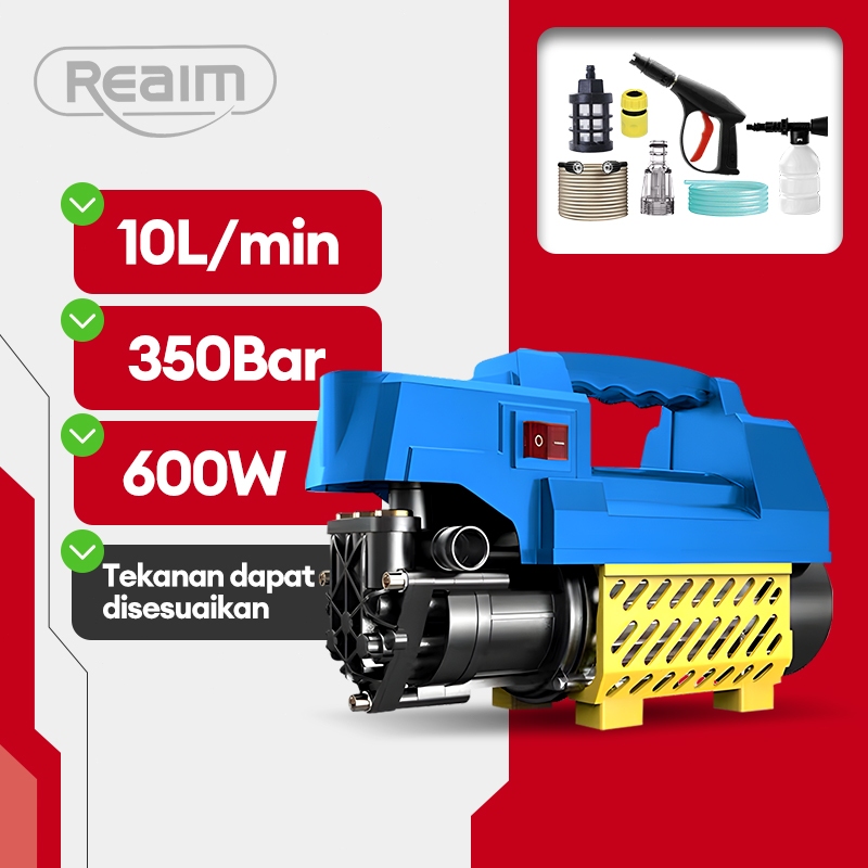 Bondarui90 - Reaim Jet Cleaner 600W 350BAR Semprotan Kencang Motor & Mobil