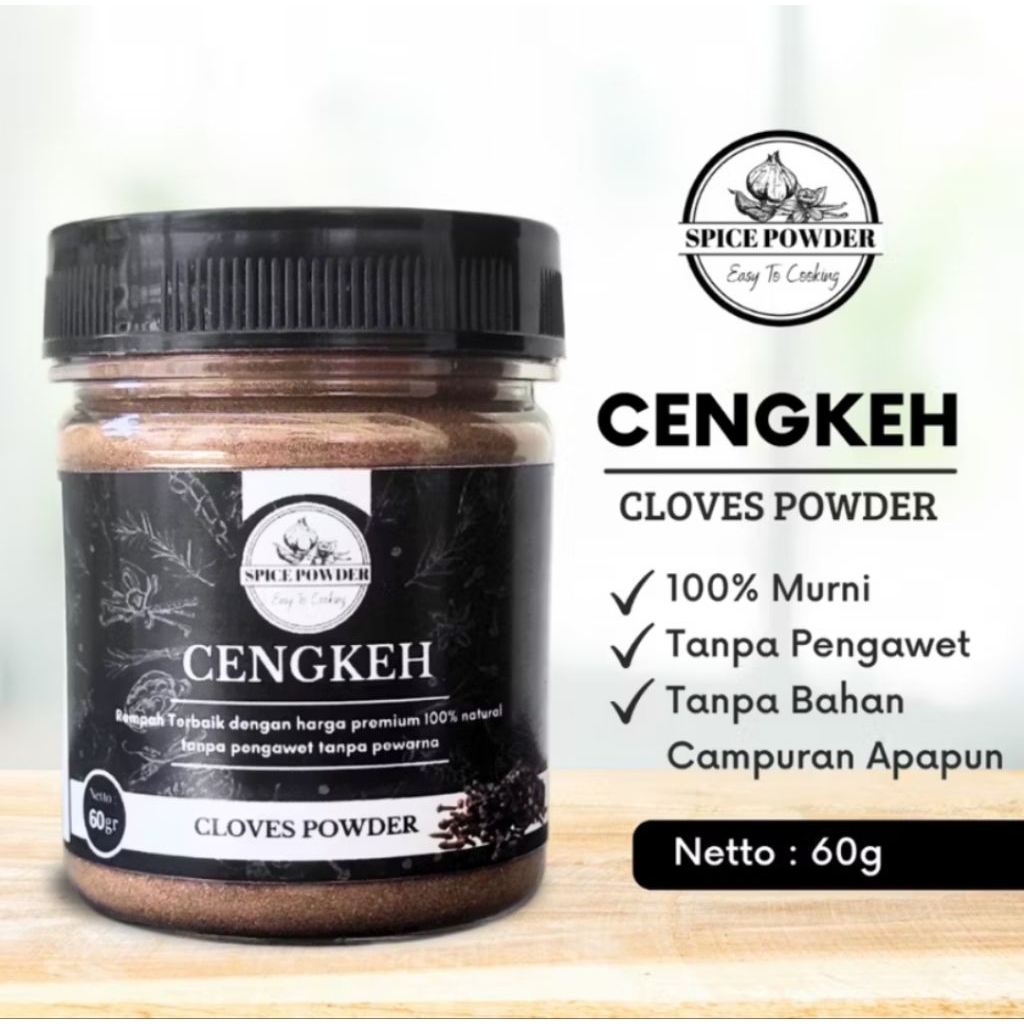 

ORI CLEAN - Cengkeh Bubuk Asli Rempah Murni Bumbu Dapur Organik