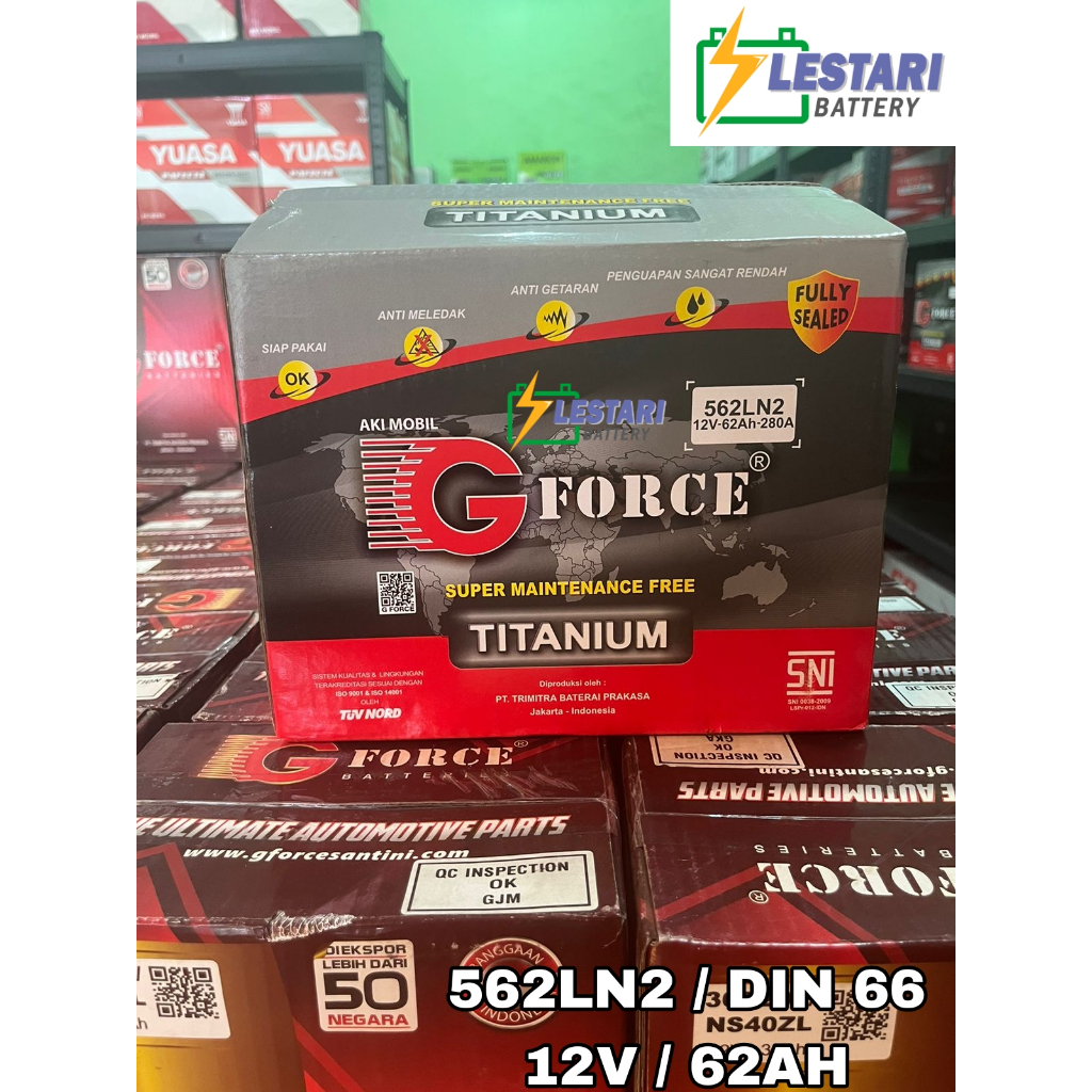 Aki Kering GForce Titanium Kering 562LN2 / DIN 66