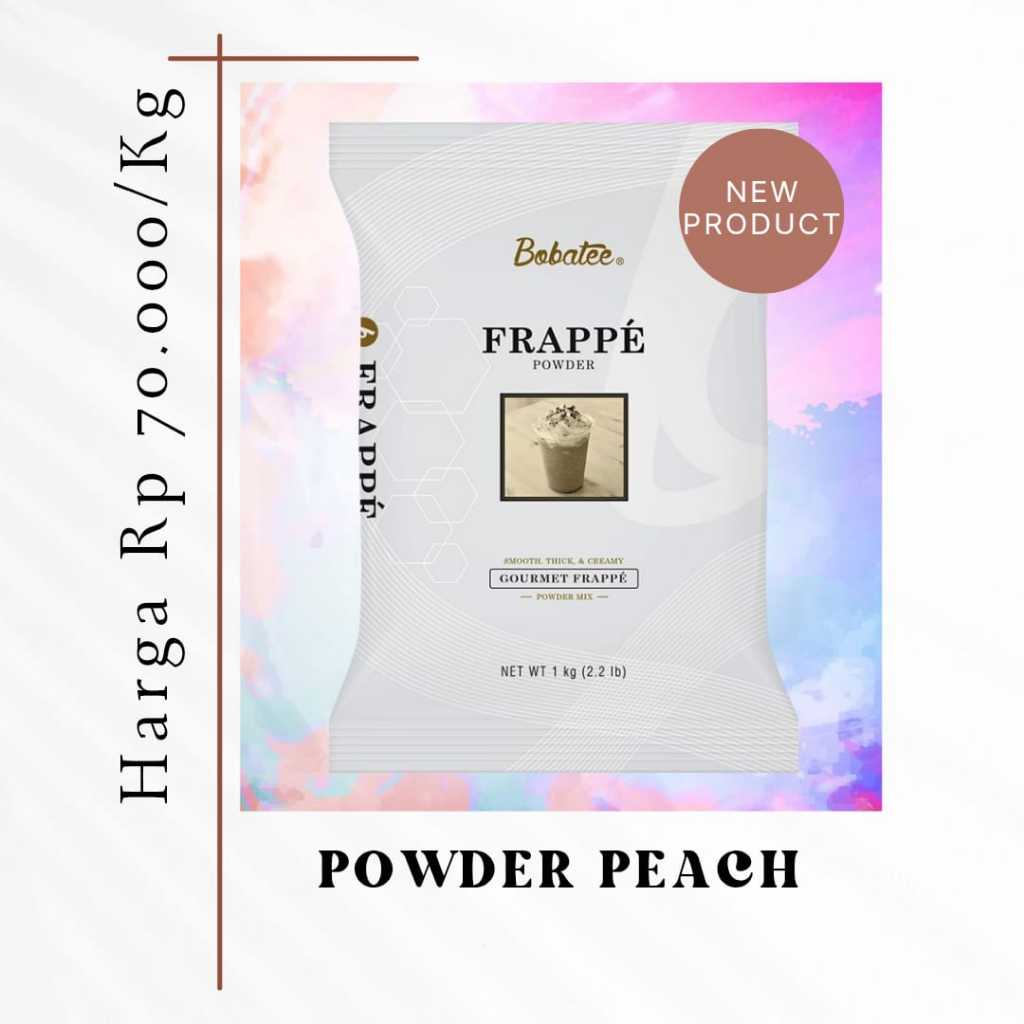 

NEW PRODUCT Bubuk Minuman PREMIUM Rasa PEACH Merk Bobatee Original