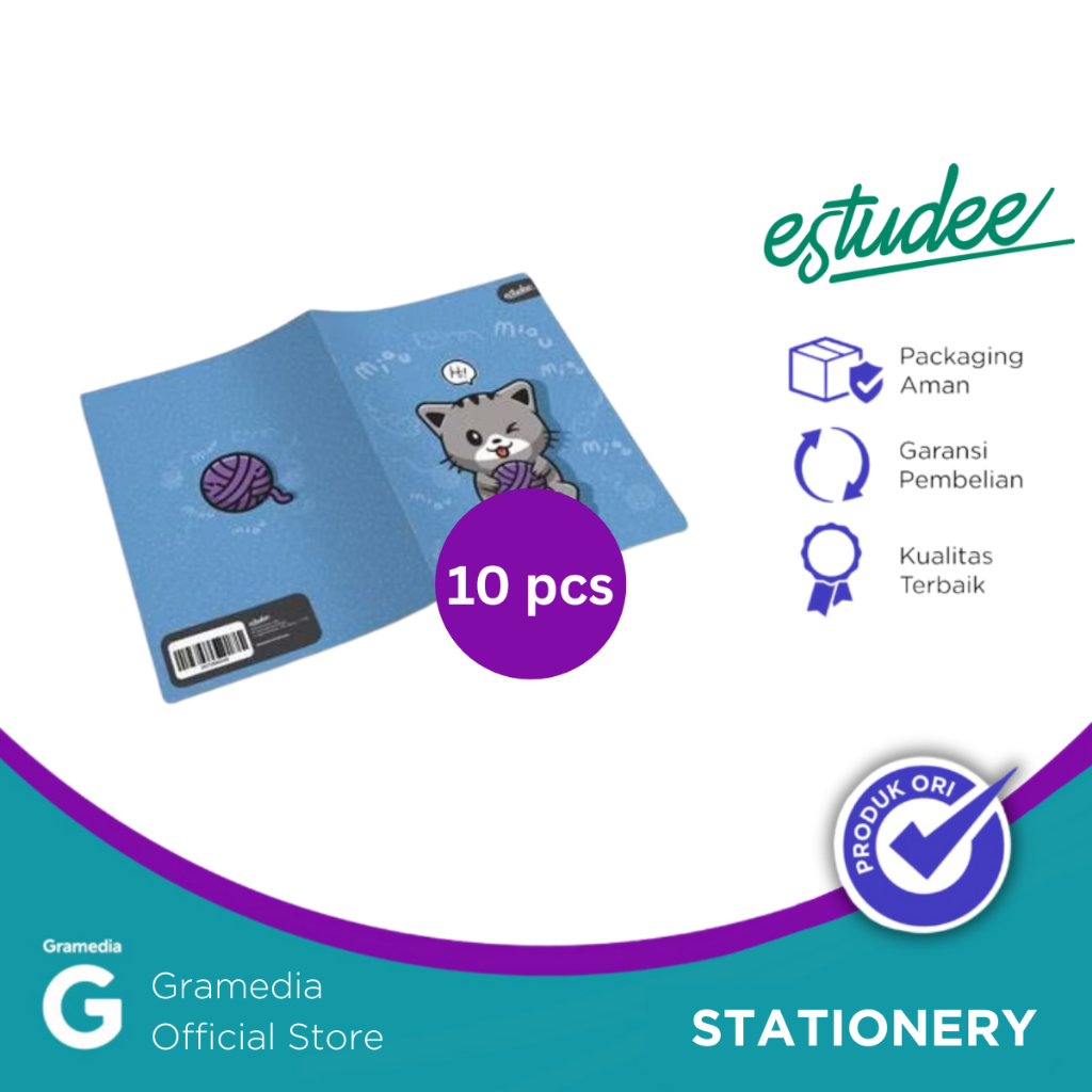 

Gramedia Kupang - Estudee I B5 Fancy Cute Isi 10