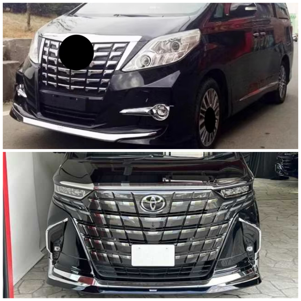 Bodykit Alphard 2008 To 2024 Upgrade Upgrade Alphard 2008 To Alphard 2024 Upgrade Alphard anh20 to a