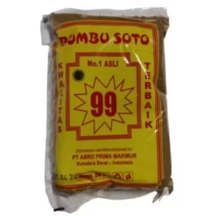 

BUMBU SOTO PADANG CAP 99 ABRO Netto 50gr