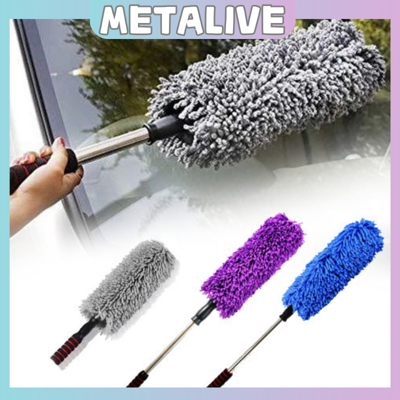 Kemoceng Microfiber Tebal Scalable Kemoceng Microfiber Telescopic Car Mobil Sikat Mobil Melingkar