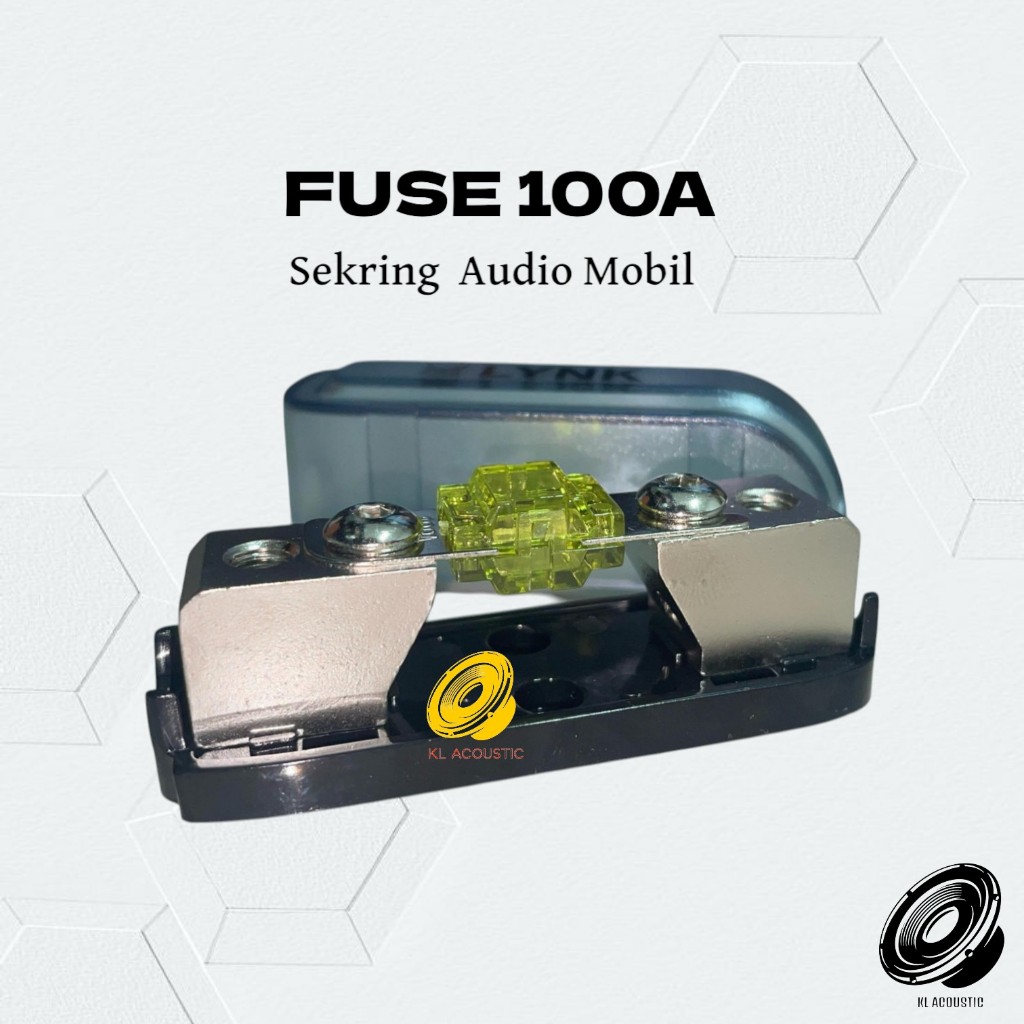 SEKRING / SIKRING FUSE AUDIO / MOBIL FUSE HOLDER AUDIO MOBIL - 100 A