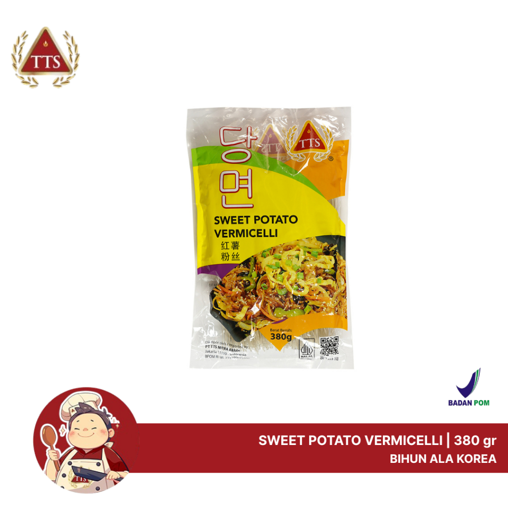 

TTS Sweet Potato Vermicelli | Sohun Ubi - Bihun ala Korea 380gr