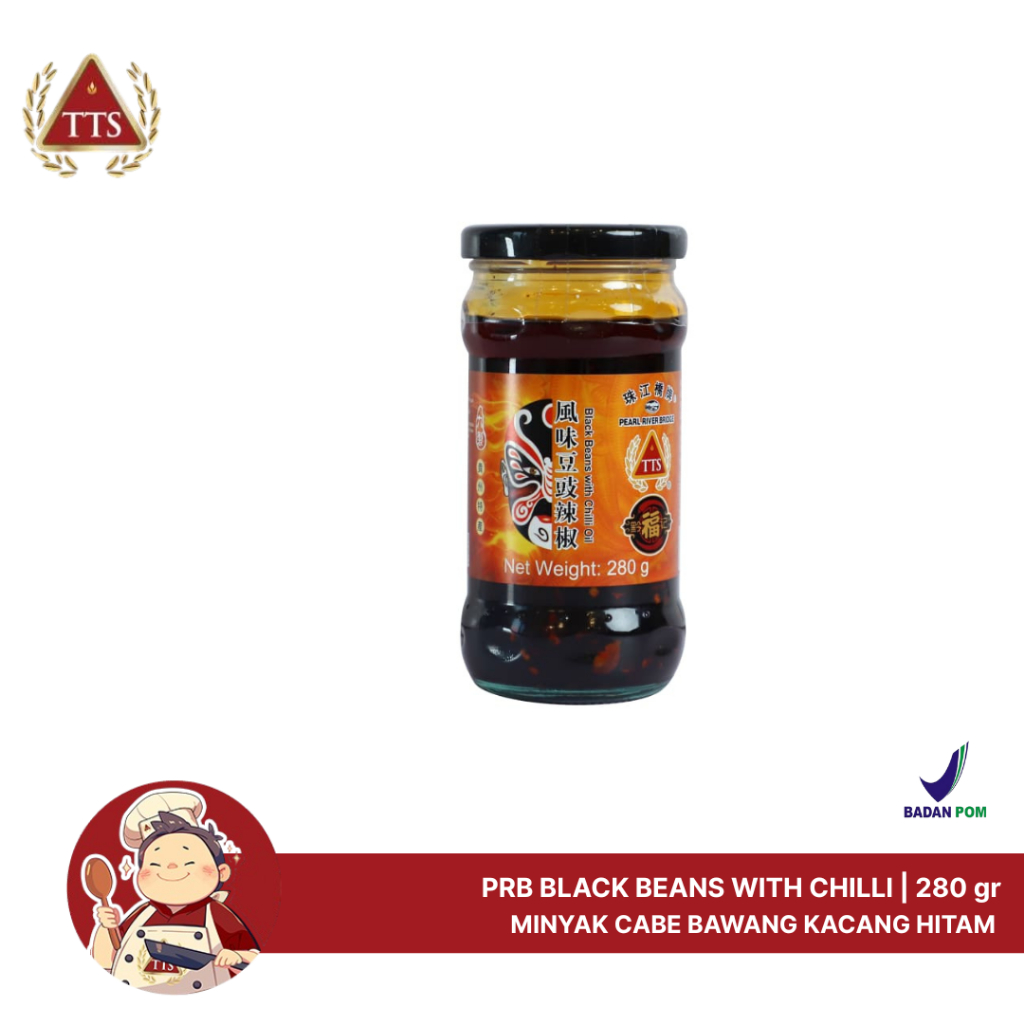 

PRB Black Beans Chili Oil - 280 GR |Minyak Cabe Bawang Mala Sichuan