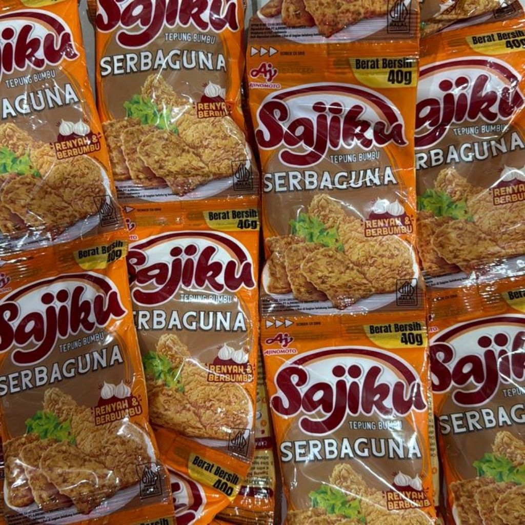 

Promo 3 Renceng!!!! Tepung Bumbu Sajiku Serbaguna 40gram