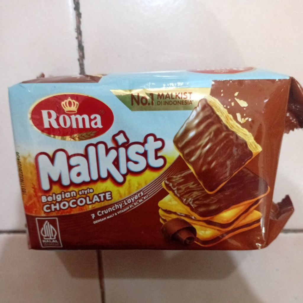 

Malkist Belgian Style Chocolate 90gr 1 Bungkus