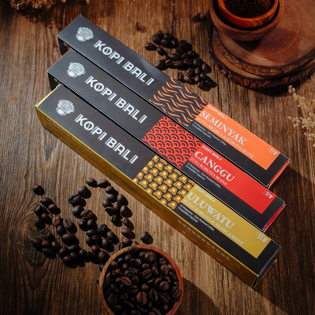 

KOPI BALI Specialty Robusta Coffee Capsules Nespresso Machine Compatible / Kopi Kapsul