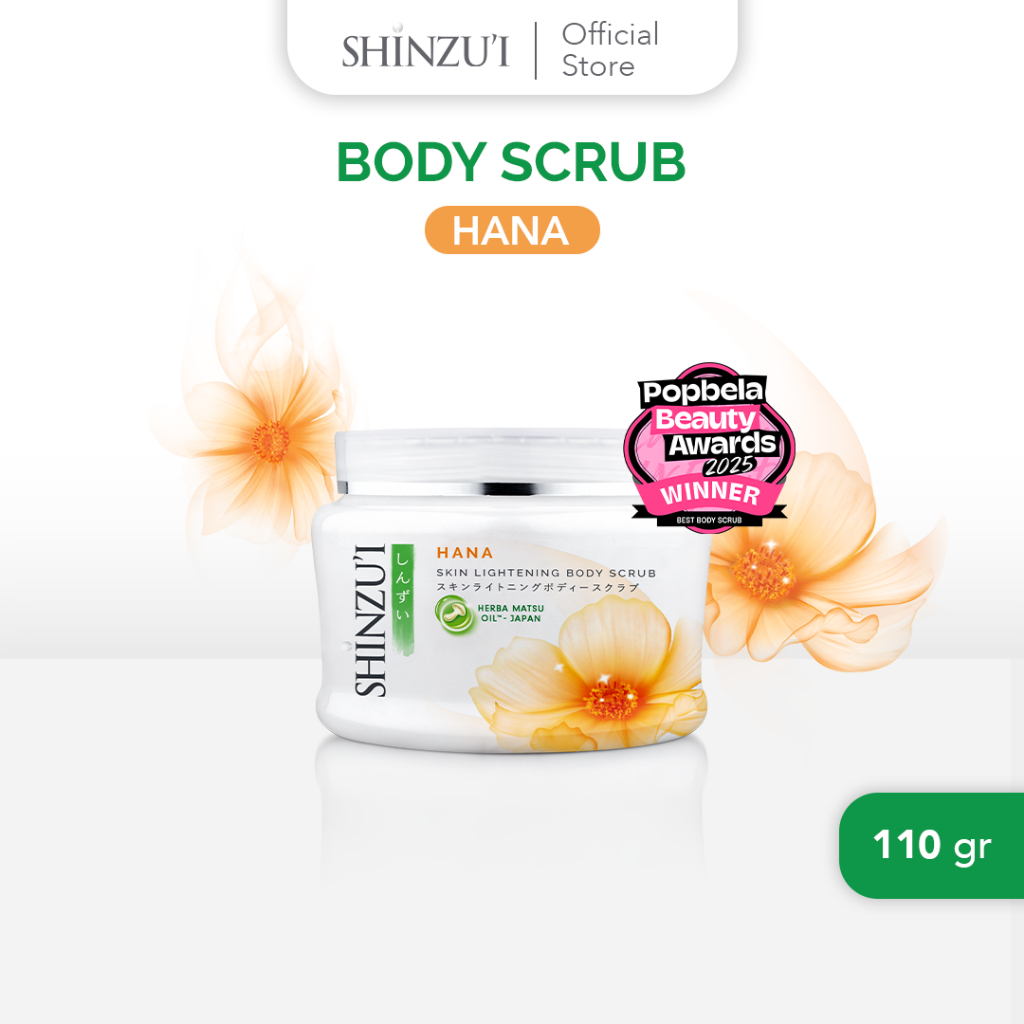 Shinzui Skin Lightening Body Scrub Hana 110gr