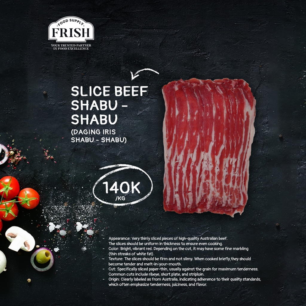 

Slice Beef Shabu - Shabu Sapi AUSTRALIA