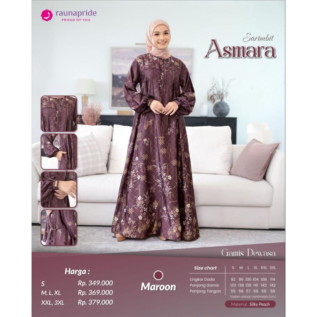 Gamis Raunapride Sarimbit Asmara