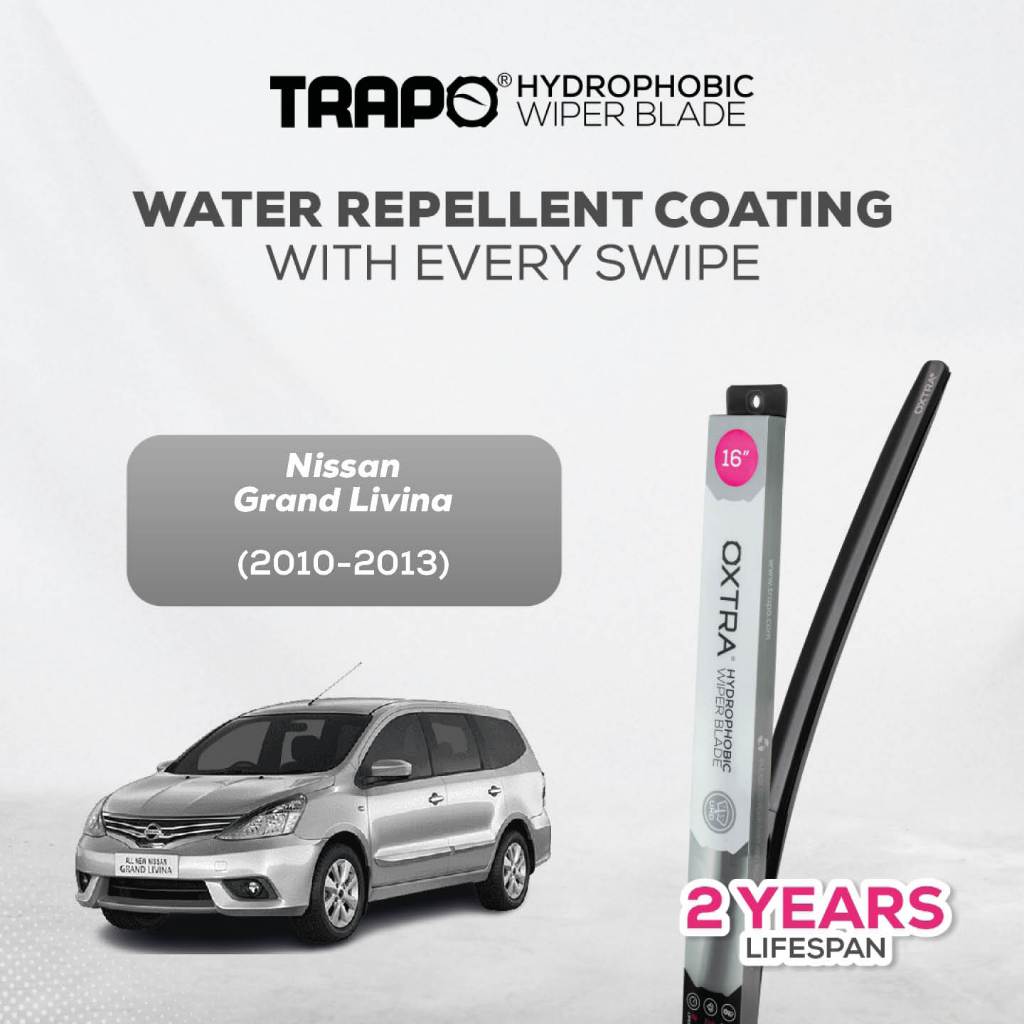 Trapo Hydrophobic Wiper Blade Nissan Grand Livina (2010-2013)