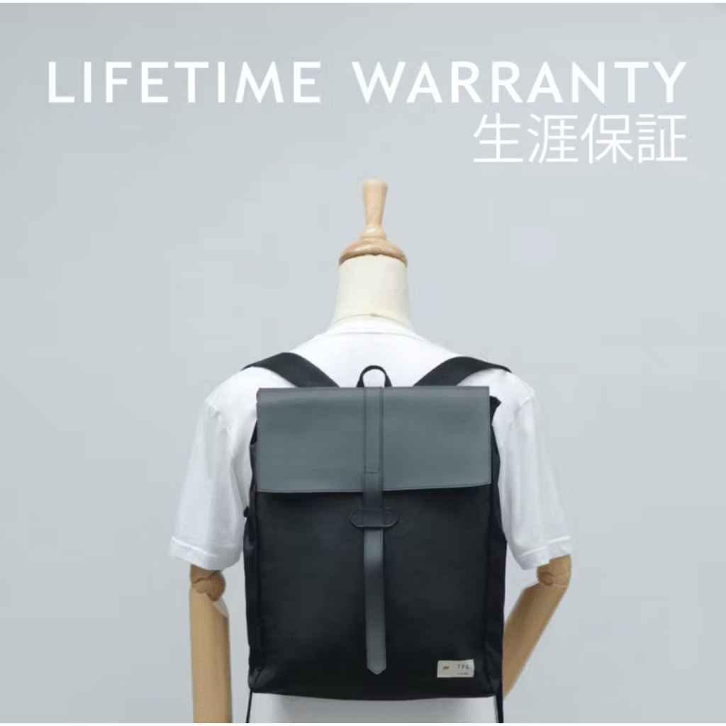Tas Punggung TFG Backpack Ransel Minimalis - Black