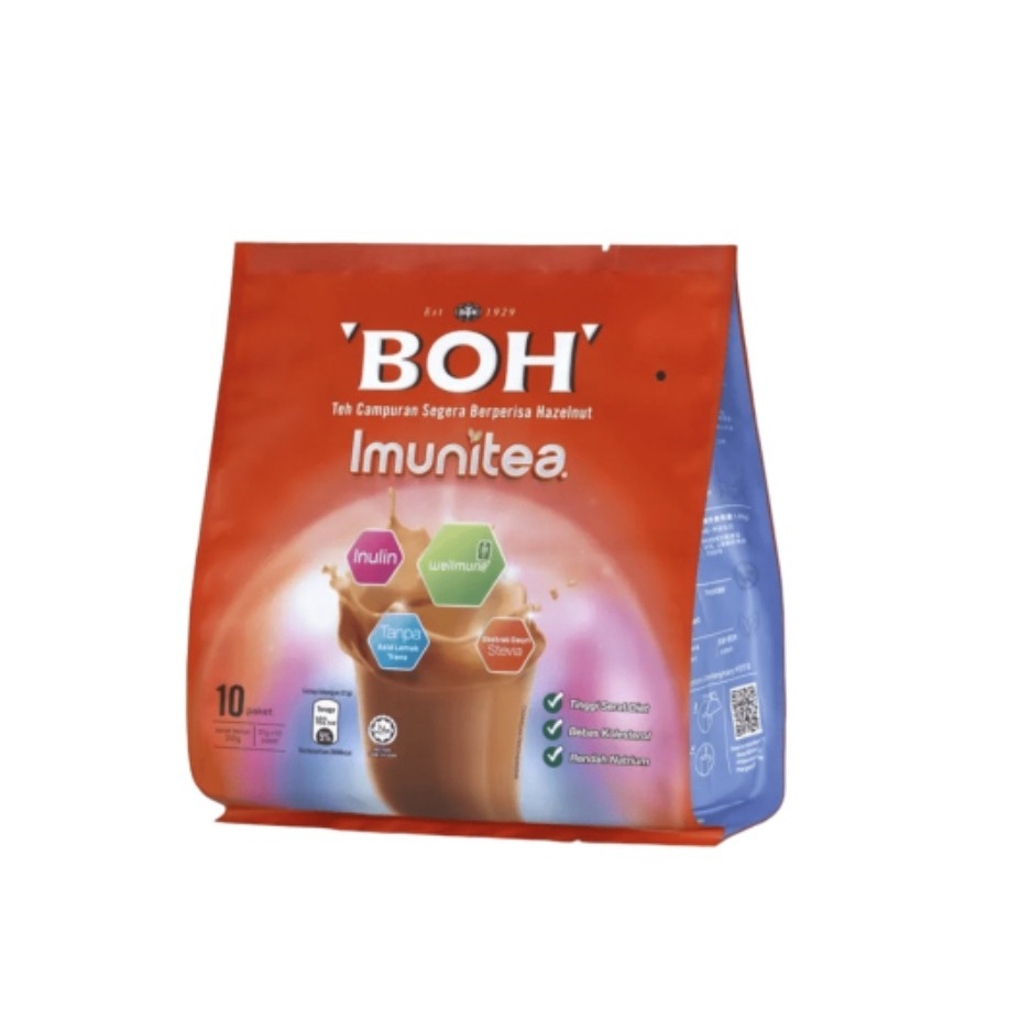 

teh boh IMUNItea berperisa Hazelnut isi 10 sachet