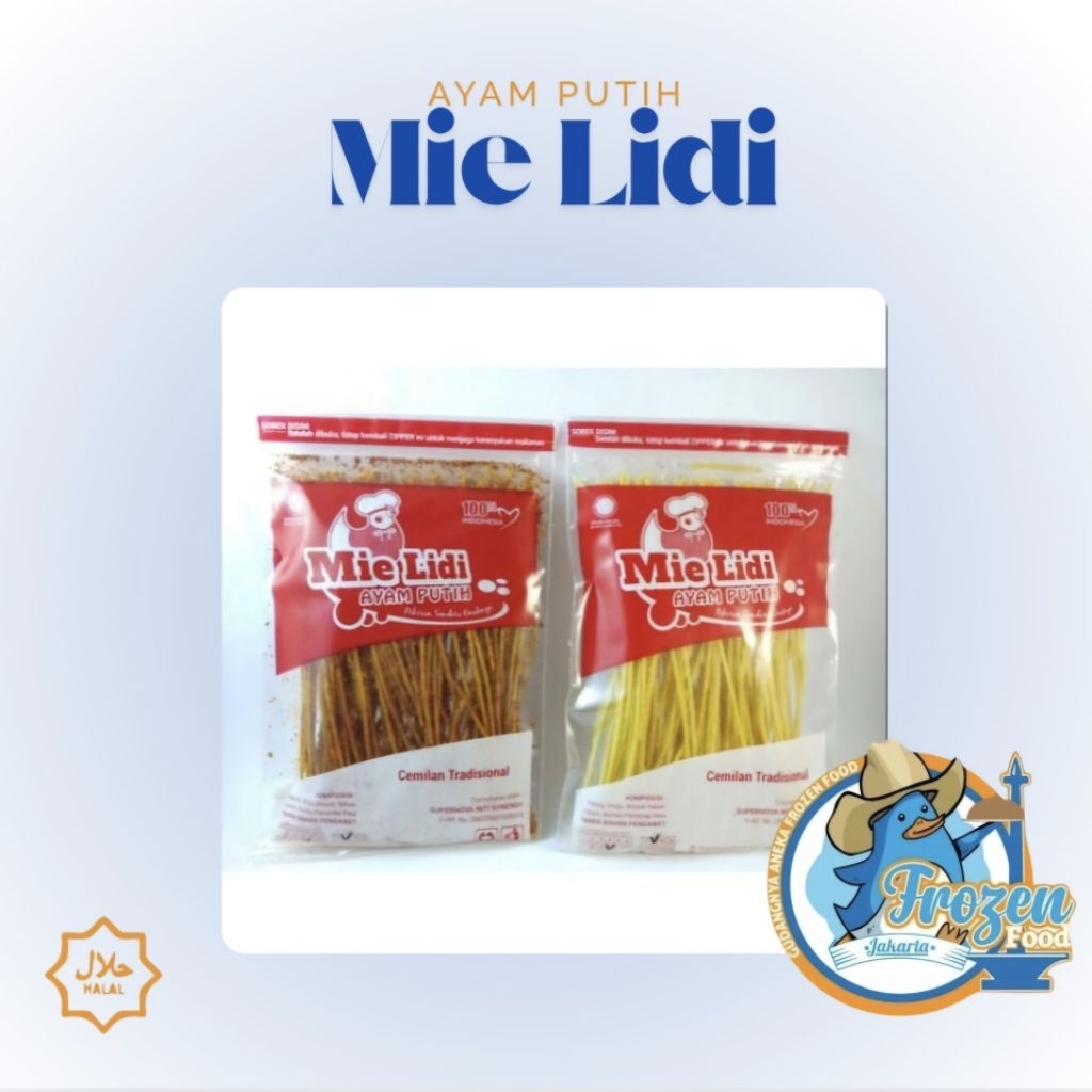 

Mie Lidi Ayam Putih 80gr | WAJIB EXTRA BUBBLEWRAP