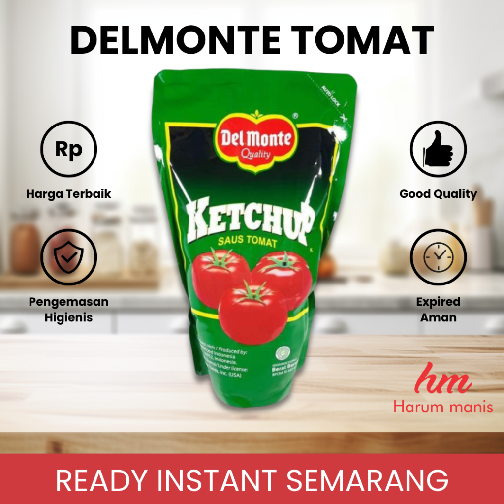 

Saus Del Monte Tomat / Ketchup Sauce 1kg Instant Semarang