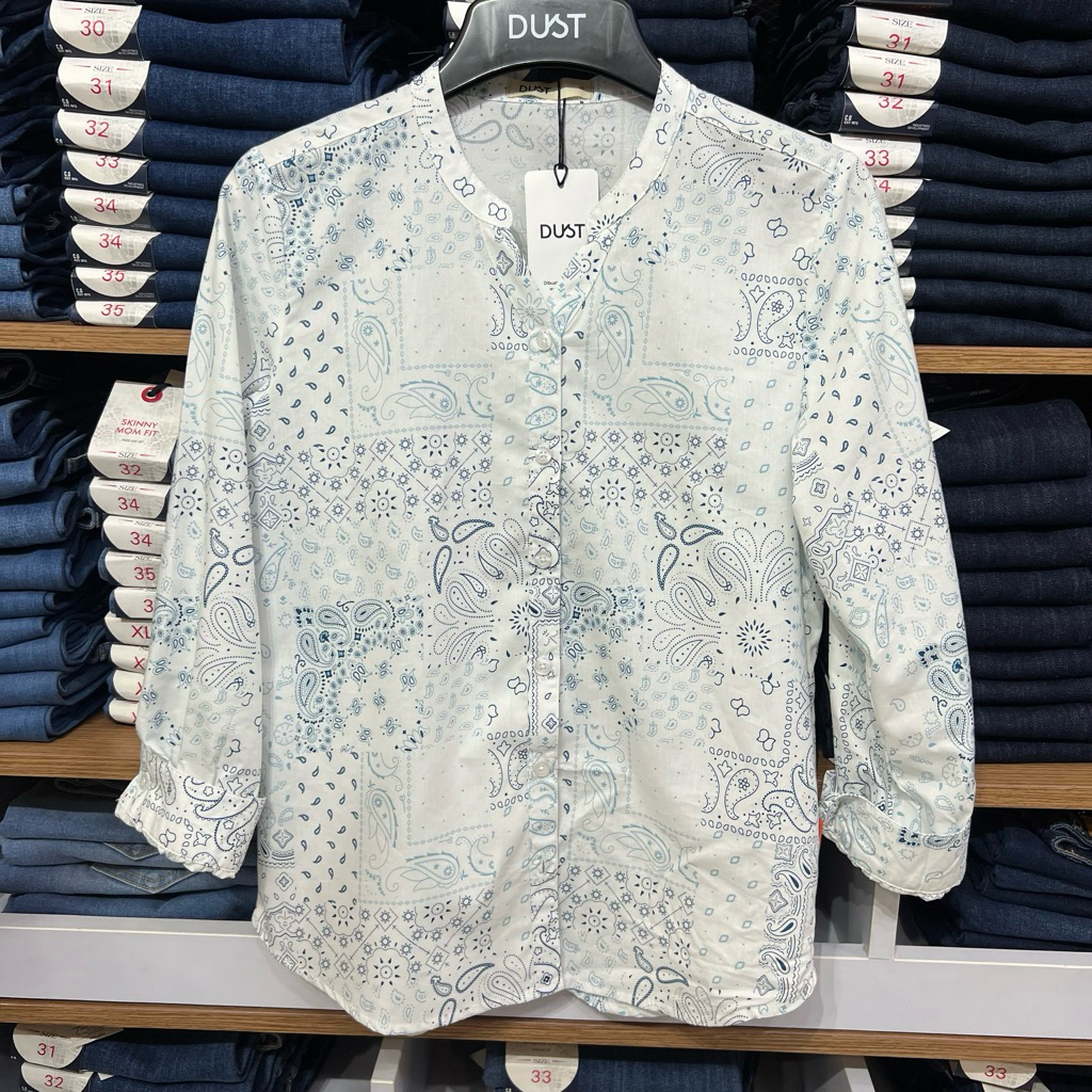 Kemeja Putih Dust Jeans, Kemeja DUST ORIGINAL , Kemeja Putih DUST ORIGINAL 100%