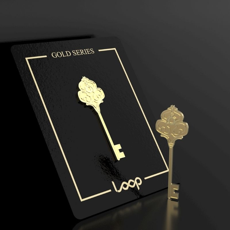 Enamel Pin – Gold Series: Classic Key