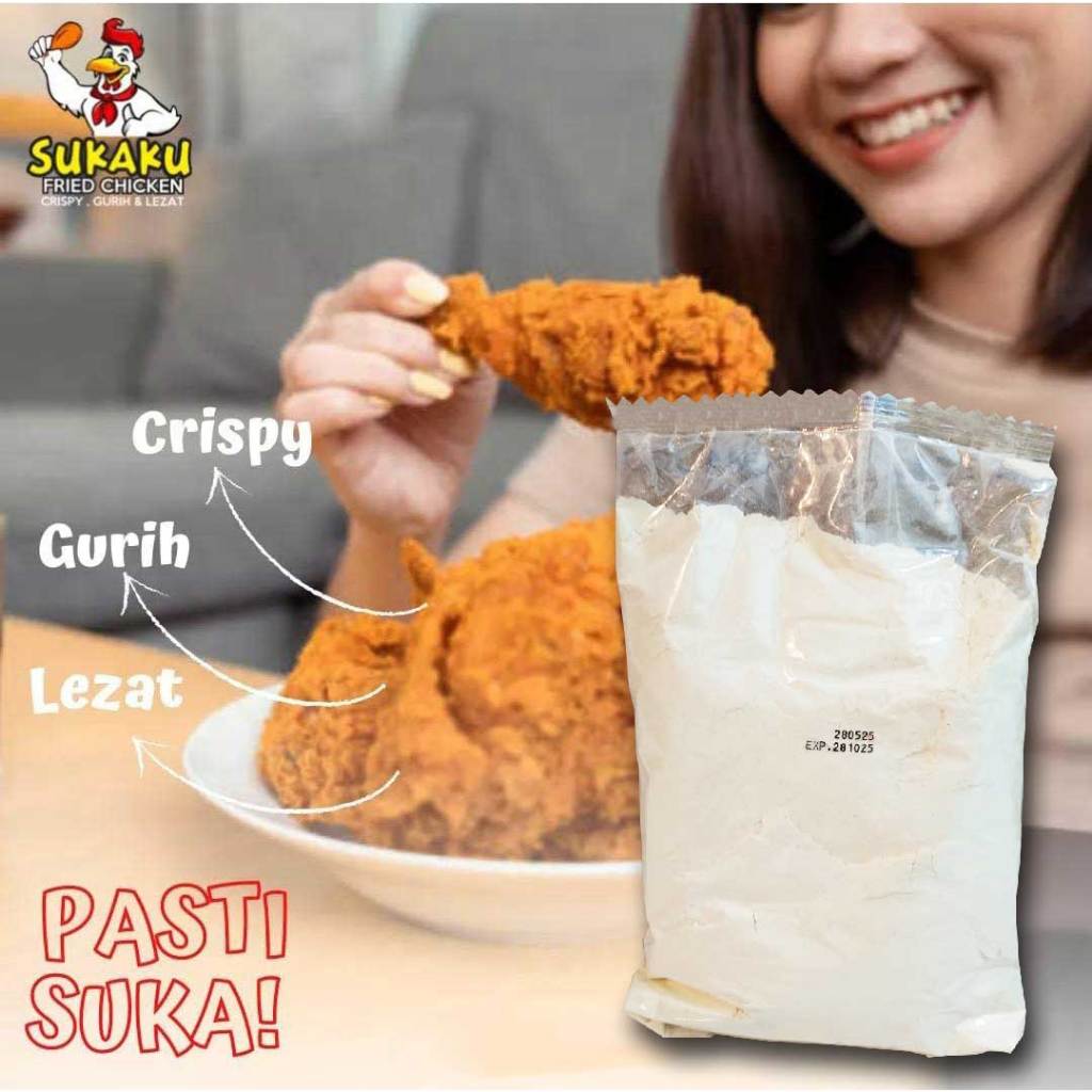 

Tepung breader, Biang Fried Chicken Premium / Tepung Kentucky Premix Breader 600g