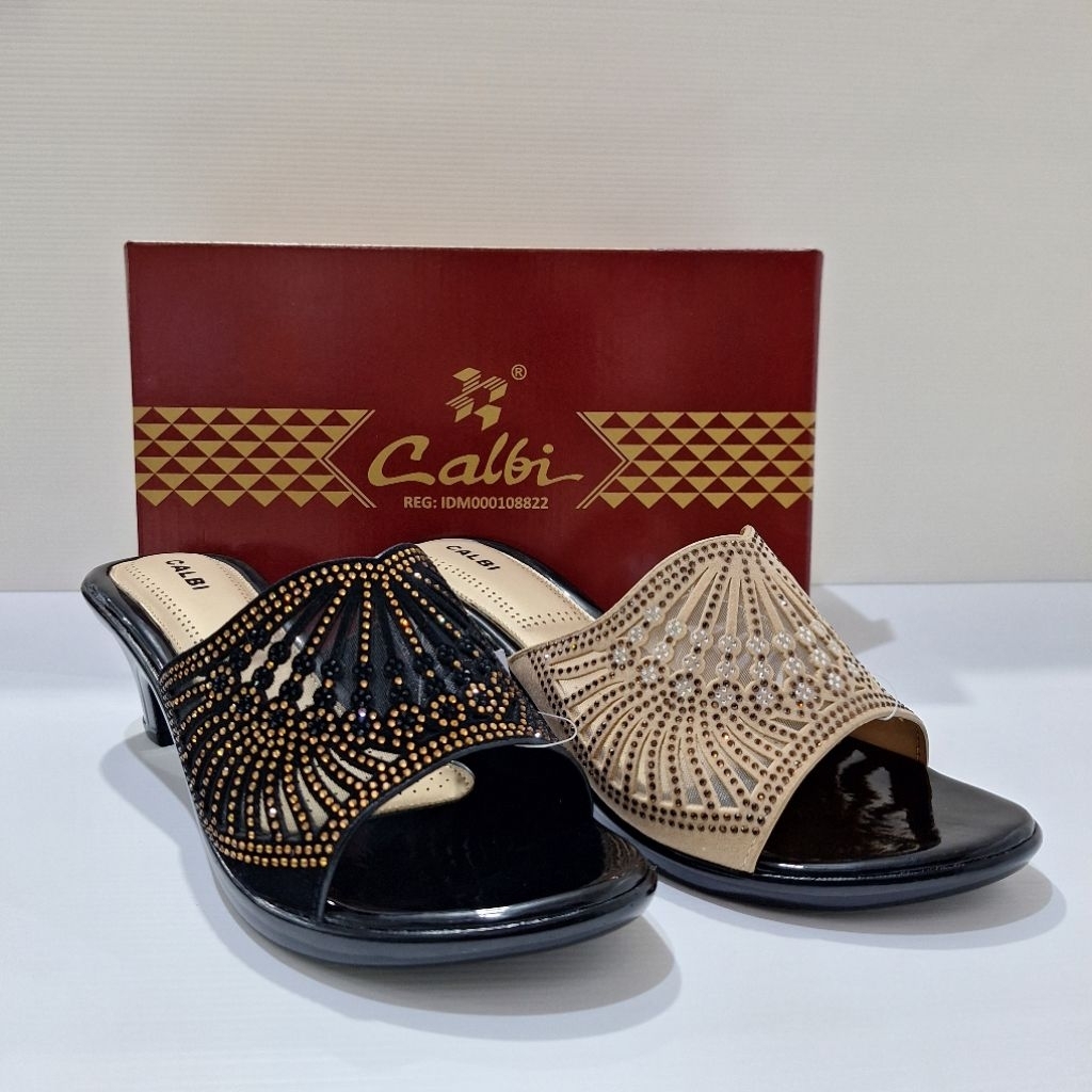 Sandal wedges wanita CALBI CRX 2027 ORIGINAL