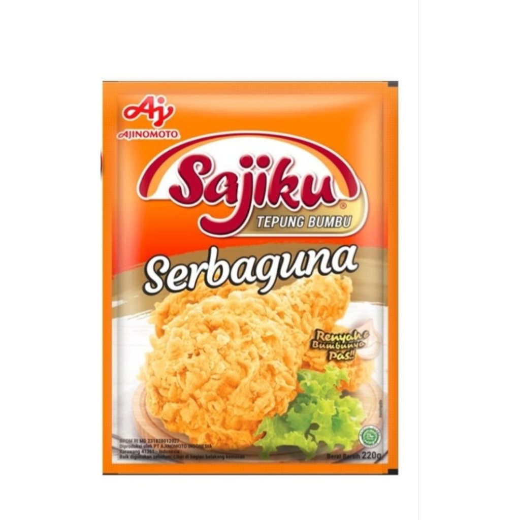 

Ajinomoto sajiku tepung bumbu serbaguna pack 220 gram