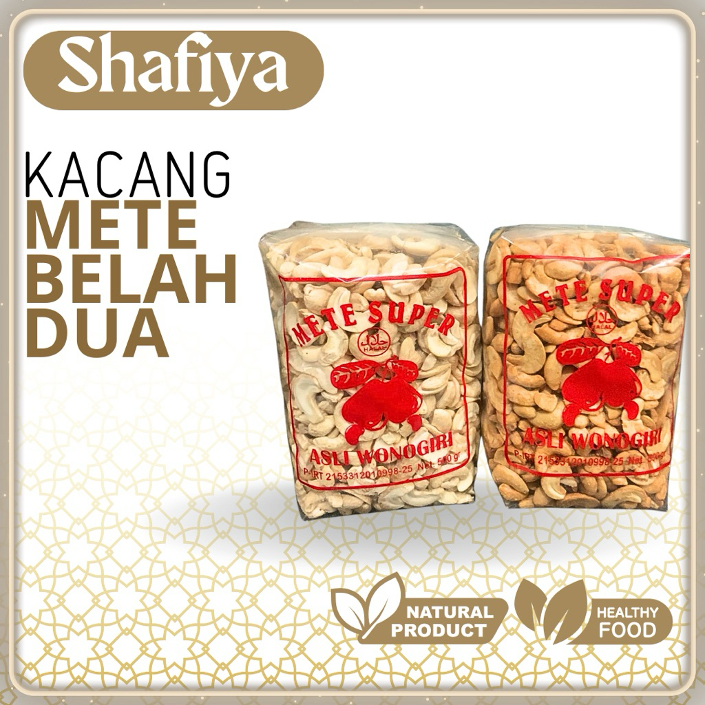 

Kacang Mete Belah Dua Wonogiri 500 GR