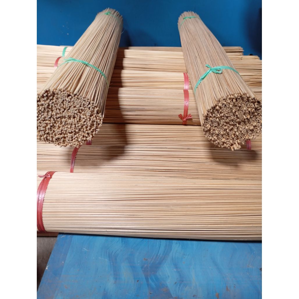 Ruji sangkar burung ukuran 2.5mm panjang 60 isi 100pcs bahan bambu semi kulitan