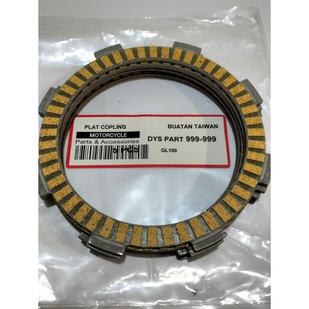 Plat kopling Racing kampas kopling Racing Motor Honda GL Pro, GL 100, Tiger, GL Max, GL Pro Neotech,