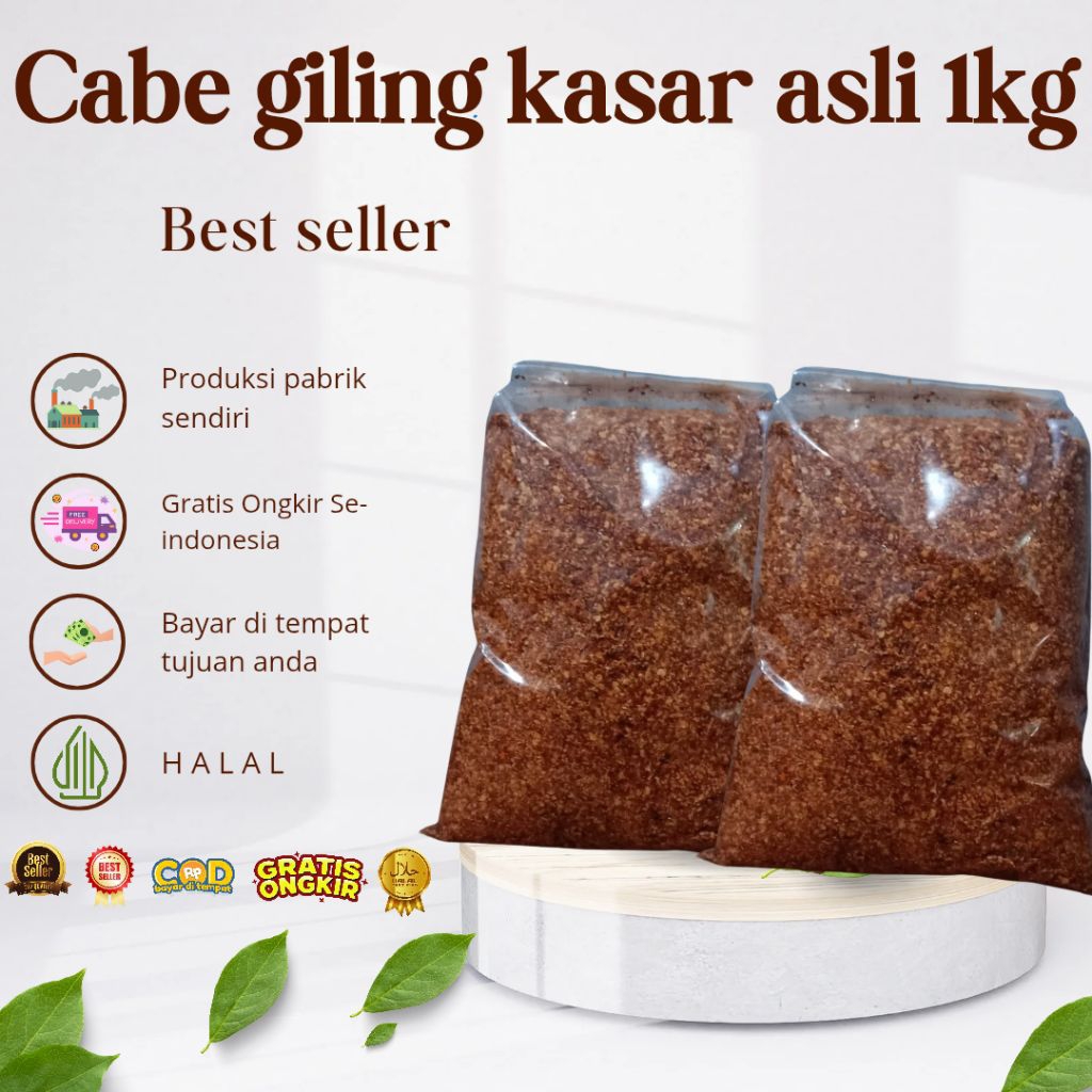 

cabe giling kasar asli 1kg