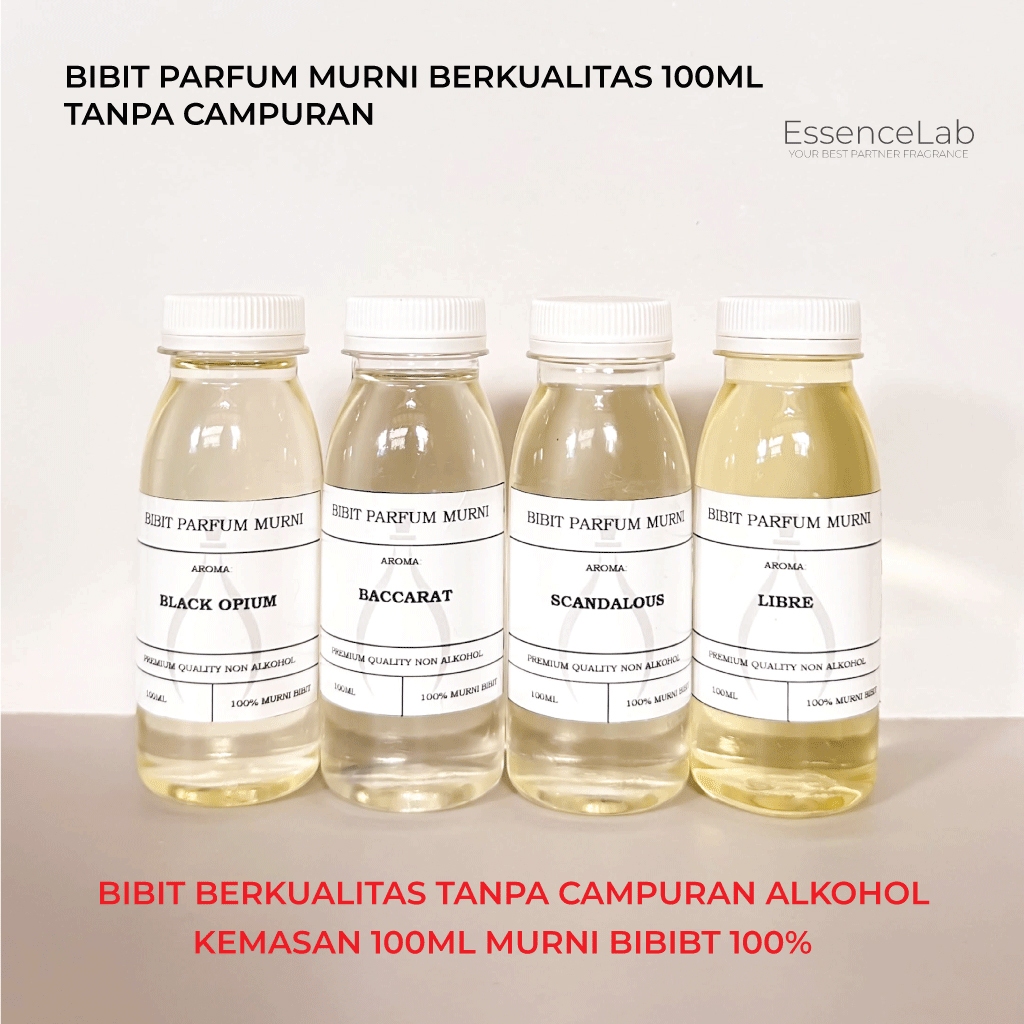 Bibit Parfum Murni 100ML Non Alkohol - Bibit Parfum Murni Cowok Wanita Unisex - Berkualitas Terbaik 