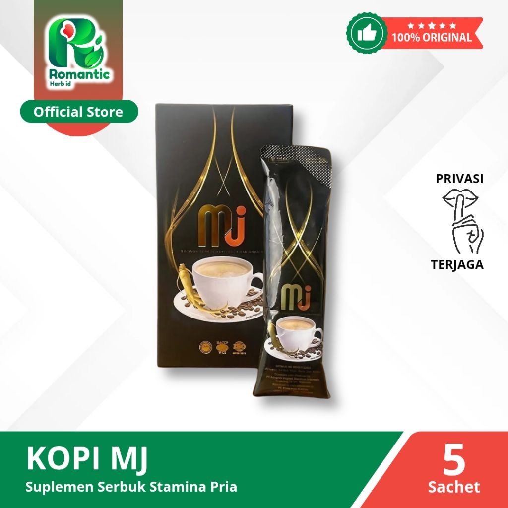 

Kopi MJ Malam Jumat Original 1 Box Isi 5 Sachet Kopi Penambah Stamina Pria Sudah HALAL & BPOM