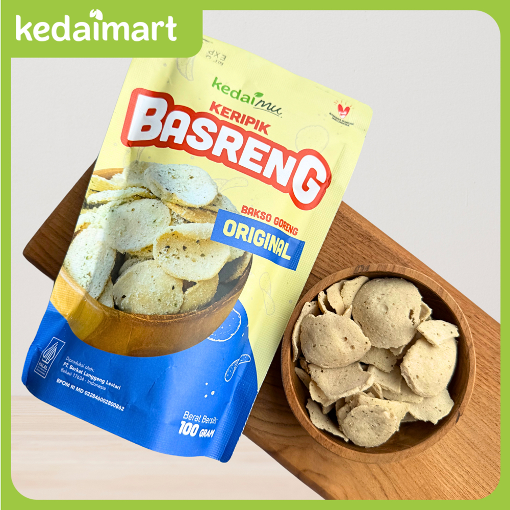 

KedaiMu Keripik Basreng Original, Pedas Gurih, Pedas Gila