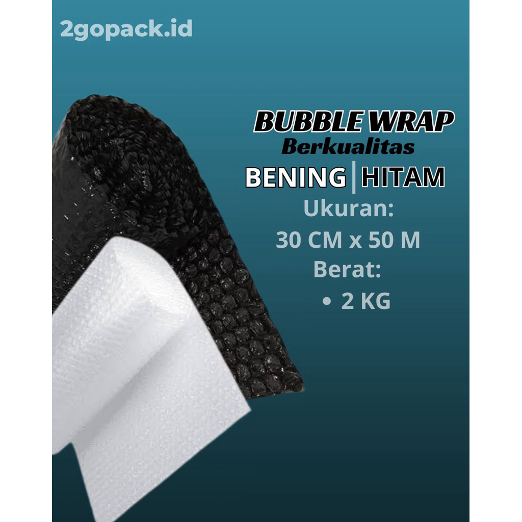 

Bubble Wrap NON CORE 30 CM x 50 M Berkualitas